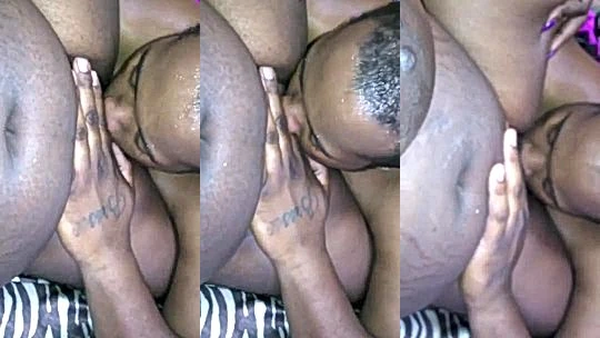 eating my thick side chicks pussy at home