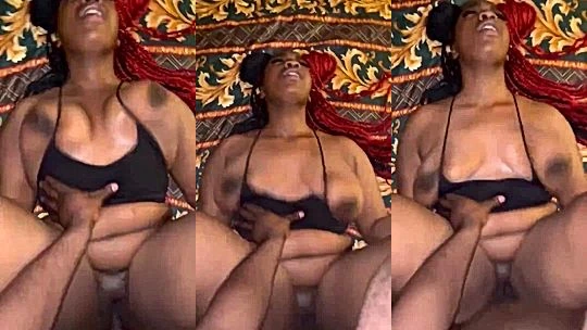 thick zimbwabean babe gets missionary fucked till her tits jiggle