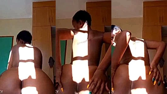 thick nigerian babe riding your cock in the morning