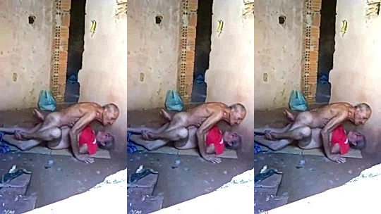 old age couple fucking by the roadside