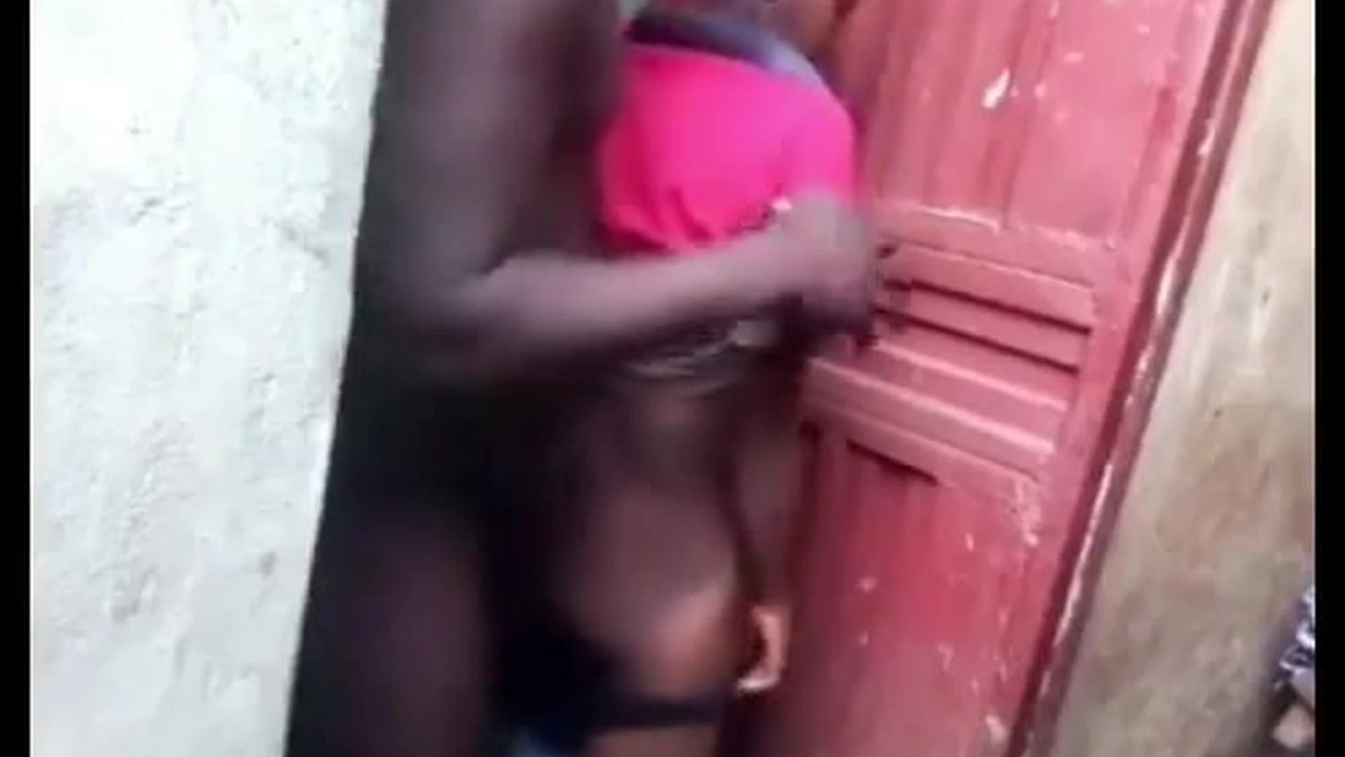 thick cheating wife fucking with lover in the backroom